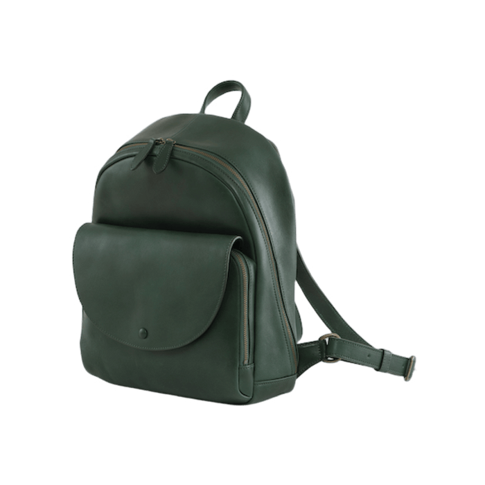 Rachel small backpack - Forest green leaf leather | THAMON – SUCCESSORY  INTERTRADE COMPANY LIMITED