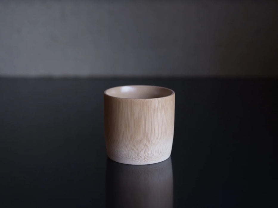Bamboo Cup "White Lacquer"